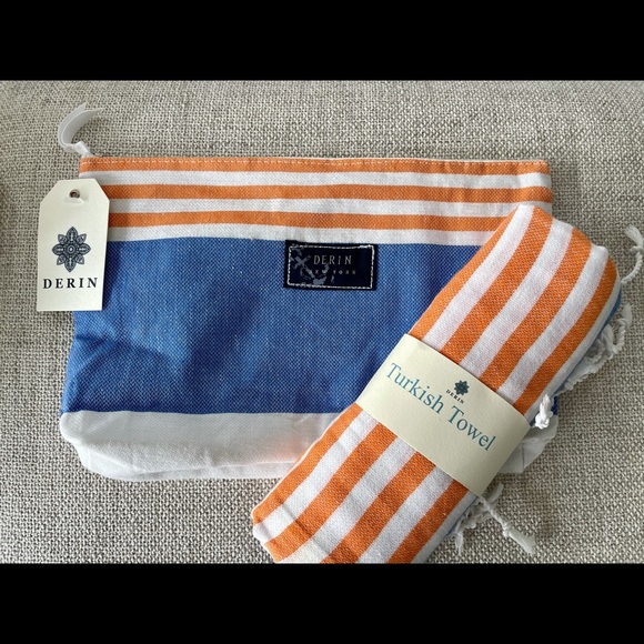 Turkish Beach Towels & Matching Bag Set - Picture 4 of 7